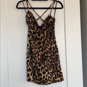 Cheetah print dress